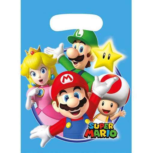 Picture of SUPER MARIO PARTY BAGS - 8PK